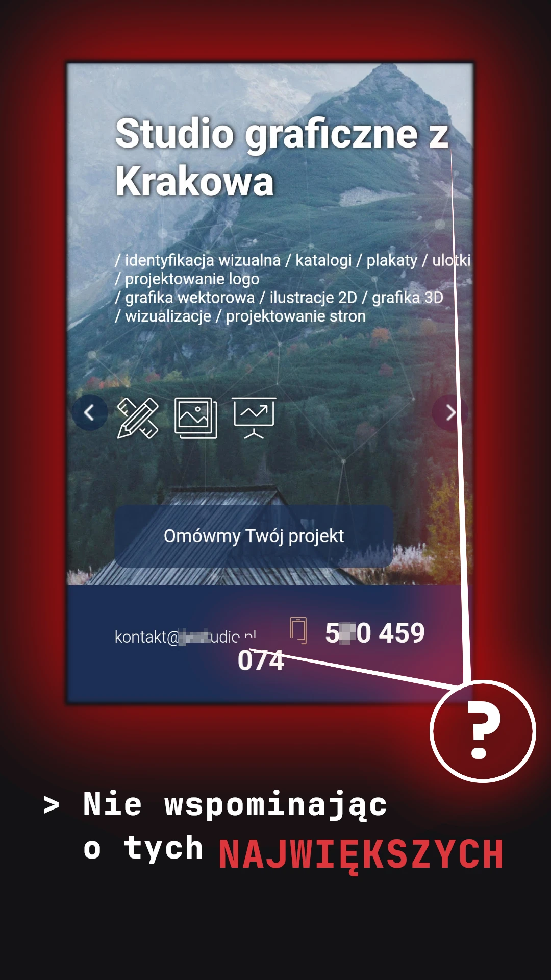 Desktopowy layout nie zawsze sprawdza się na urządzeniach mobilnych. Ja projektuje całe systemy od podstaw by skalowały się idealnie na każdym urządzeniu.